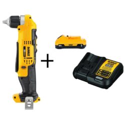 DEWALT DCB230CW740B 20V MAX Cordless 3/8 in. Right Angle Drill/Driver and (1) 20V 3.0Ah Battery and Charger