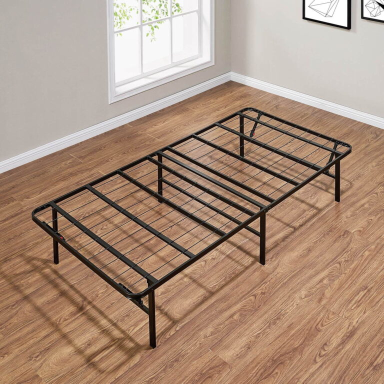 Mainstays 14" High Profile Foldable Steel Twin Platform Bed Frame ...