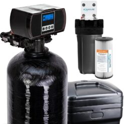 AQUASURE AS-HS48FMP Harmony 48,000 Grain Fine Mesh Water Softener with Pleated Sediment Pre-Filter