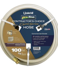 Underhill ProLine Gold Series 3/4 Inch x 100 Foot Heavy Duty Garden Water Hose