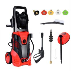 Costway EP24646RE 2030 PSI 2 GPM Hot/Cold Water Electric High Pressure Washer with Patio Cleaner and 5 Nozzles