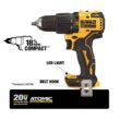 DEWALT DCD709B ATOMIC 20V MAX Cordless Brushless Compact 1/2 in. Hammer Drill (Tool Only) DEWALT DCD709B ATOMIC 20V MAX Cordless Brushless Compact 1/2 in. Hammer Drill (Tool Only)
