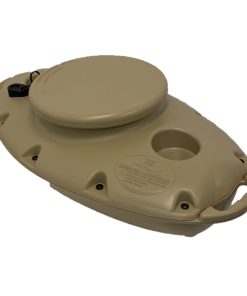 CreekKooler Pup 15 Quart Portable Floating Beverage Water Drink Can Cooler, Tan