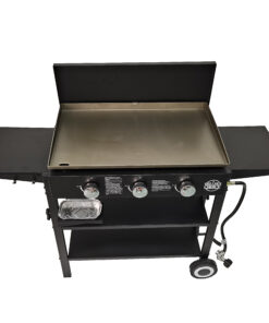 Grillers Choice 3 - Burner Flat Top Liquid Propane 36000 BTU Gas Grill