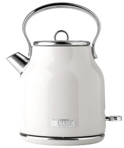 HADEN Heritage 1.7L Stainless Steel Tea Kettle - White