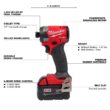 Milwaukee 3697-22-2719-20 M18 FUEL 18-Volt Lithium-Ion Brushless Cordless Hammer Drill and Impact Driver Combo Kit (2-Tool) with HACKZALL