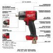 Milwaukee 3697-22-2962-20 M18 FUEL 18-V Lithium-Ion Brushless Cordless Hammer Drill/Impact Driver Combo Kit (2-Tool) with 1/2 in. Impact Wrench