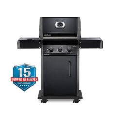 NAPOLEON 1005232698 Rogue 2-Burner Propane Gas Grill with Range Side Burner in Black