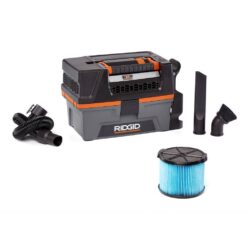 RIDGID HD0318 3 Gallon 18-Volt Cordless Handheld NXT Wet/Dry Shop Vacuum (Tool Only) with Filter, Expandable Hose and Accessories