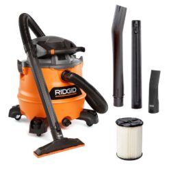 RIDGID HD1600 16 Gallon 6.5 Peak HP NXT Wet/Dry Shop Vacuum with Detachable Blower, Filter, Locking Hose and Accessories