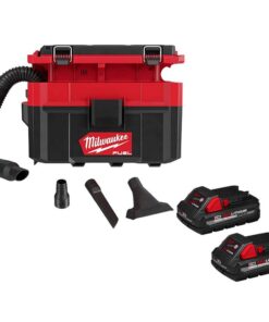 Milwaukee  M18 FUEL PACKOUT 18-Volt Lithium-Ion Cordless 2.5 Gal. Wet/Dry Vacuum with 2 M18 HIGH OUTPUT 3.0 Ah Batteries