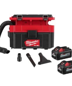 Milwaukee 0970-20-48-11-1862 M18 FUEL PACKOUT 18-Volt Lithium-Ion Cordless 2.5 Gal. Wet/Dry Vacuum with (2) M18 HIGH OUTPUT 6.0 Ah Batteries