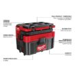 Milwaukee 0970-20-49-90-1900BF M18 FUEL PACKOUT 18-Volt Lithium-Ion Cordless 2.5 Gal. Wet/Dry Vacuum with 2 Extra Filters