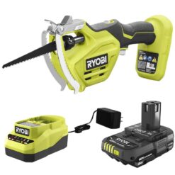 RYOBI P2530 ONE+ 18V Electric Cordless Pruning Reciprocating Saw with 2.0 Ah Battery and Charger