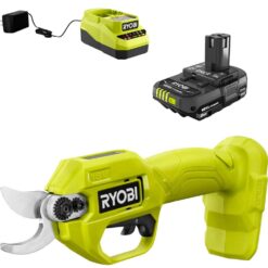 RYOBI P2540 ONE+ 18V Cordless Pruner Kit - Includes 2.0 Ah Battery and Charger