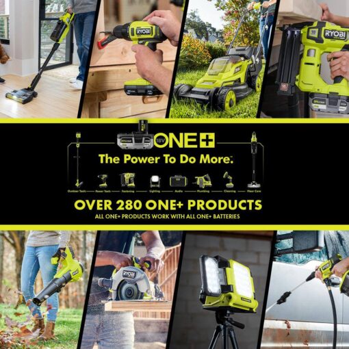 RYOBI PSBCK01K ONE+ HP 18V Brushless Cordless Compact 1/2 in. Drill and Impact Driver Kit with (2) 1.5 Ah Batteries, Charger and Bag