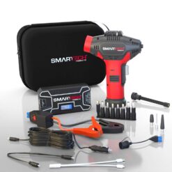 Smartech Products TECH-5000P Power Kit TECH-5000P Vehicle Jump Starter and Power Bank with Accessories + Air Compressor + Carrying Case