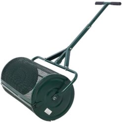 Kahomvis GH-LKW4-057 24 in. Steel Handle Peat Moss Spreader, Metal Compost Spreader Metal Mesh (Dia 15.7 in.)