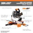 WORX POWER SHARE 7-1/4-in 0.1-Amp Single Bevel Sliding Compound Cordless Miter Saw (Cordless) WORX POWER SHARE 7-1/4-in 0.1-Amp Single Bevel Sliding Compound Cordless Miter Saw (Cordless)