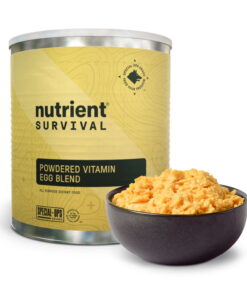 Nutrient Survival Powdered Eggs | Non-Perishable #10 Can |Freeze Dried Camping Meals | Emergency & Survival Food