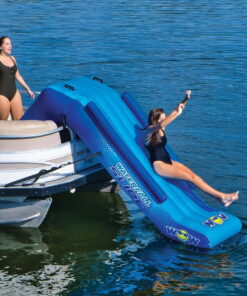WOW SPORTS Inflatable Waterfall Slide for Pontoon Boats 1 Person
