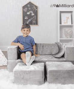 Milliard Kids Couch - Modular Kids Sofa for Toddler and Baby