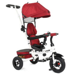 LALAHO Baby Trike, 5-in-1 Kids Stroller Tricycle, Red