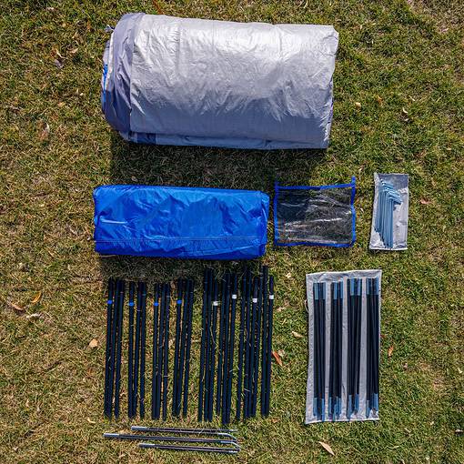 Ozark Trail 16-Person 3-Room Cabin Tent, with 3 Entrances