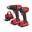 CRAFTSMAN V20 2-Tool 20-volt Max Brushless Power Tool Combo Kit with Soft Case (2 Li-ion Batteries Included and Charger Included)