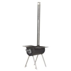 US Stove 248053 14 in. Tent Heater Outfitter Black Steel Camp Backpacker Stove
