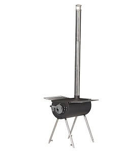 US Stove 248053 14 in. Tent Heater Outfitter Black Steel Camp Backpacker Stove