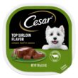 (6 pack) CESAR Classic Loaf in Sauce Top Sirloin Flavor Soft Wet Dog Food for Adult Dog, 3.5 oz. Tray