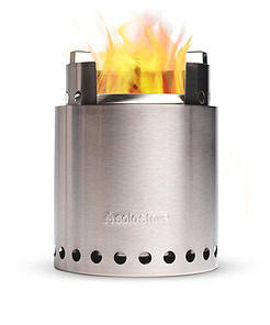 Solo Stove Campfire, Portable Camping Hiking, Backpacking and Survival Stove, 4+ People, Stainless Steel