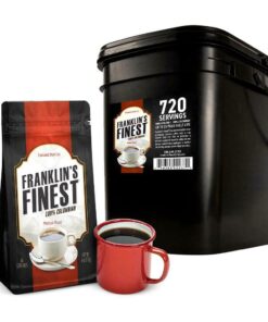 franklin's finest survival coffee 720-servings by patriot pantry