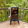 Pit Boss 2-Series Propane Vertical Smoker, Red Hammertone – PBV2G1