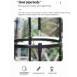 Plant Trellis Garden Obelisk Tool Set Durable Planting Support Frame Butterfly Clip Metal Black Tower Flower Stand