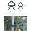 Plant Trellis Garden Obelisk Tool Set Durable Planting Support Frame Butterfly Clip Metal Black Tower Flower Stand
