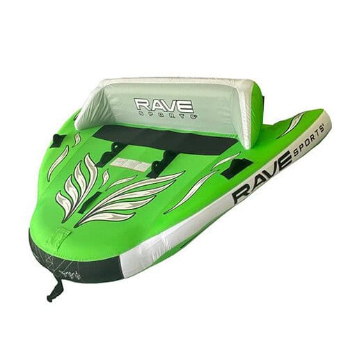 RAVE Sports Inflatable Wake Hawk Towable Boating Water Tube Raft, Green