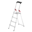 Hailo L60 Aluminum 5.28-ft Type 2- 225-lb Capacity Platform Step Ladder