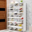 UBesGoo 12 Tiers Shoe Rack Shelf 36 Cubes Shoe Storage Cabinet 72 Pairs Shoe Storage Organizer for Entryway Hallway Bedroom Living Room, White UBesGoo 12 Tiers Shoe Rack Shelf 36 Cubes Shoe Storage Cabinet 72 Pairs Shoe Storage Organizer for Entryway Hallway Bedroom Living Room, White
