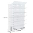 UBesGoo 12 Tiers Shoe Rack Shelf 36 Cubes Shoe Storage Cabinet 72 Pairs Shoe Storage Organizer for Entryway Hallway Bedroom Living Room, White UBesGoo 12 Tiers Shoe Rack Shelf 36 Cubes Shoe Storage Cabinet 72 Pairs Shoe Storage Organizer for Entryway Hallway Bedroom Living Room, White