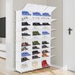 UBesGoo 12 Tiers Shoe Rack Shelf 36 Cubes Shoe Storage Cabinet 72 Pairs Shoe Storage Organizer for Entryway Hallway Bedroom Living Room, White UBesGoo 12 Tiers Shoe Rack Shelf 36 Cubes Shoe Storage Cabinet 72 Pairs Shoe Storage Organizer for Entryway Hallway Bedroom Living Room, White