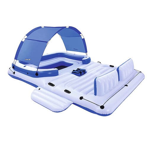 Bestway CoolerZ Tropical Breeze 6 Person Floating Raft & Electric Air Pump