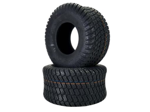 Set Of 2 Heavy Duty 18x9.50-8 Lawn Mower Tires – 4-Ply Tubeless For Garden Tractors