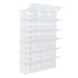 UBesGoo 12 Tiers Shoe Rack Shelf 36 Cubes Shoe Storage Cabinet 72 Pairs Shoe Storage Organizer for Entryway Hallway Bedroom Living Room, White UBesGoo 12 Tiers Shoe Rack Shelf 36 Cubes Shoe Storage Cabinet 72 Pairs Shoe Storage Organizer for Entryway Hallway Bedroom Living Room, White