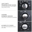 HwoamneT 1200-Watt 4-Slice Black Stainless Steel Toaster Oven Countertop Oven with Built-In Timer HwoamneT 1200-Watt 4-Slice Black Stainless Steel Toaster Oven Countertop Oven with Built-In Timer