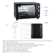 HwoamneT 1200-Watt 4-Slice Black Stainless Steel Toaster Oven Countertop Oven with Built-In Timer HwoamneT 1200-Watt 4-Slice Black Stainless Steel Toaster Oven Countertop Oven with Built-In Timer
