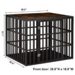 cenadinz H-W20658496 Heavy-Duty Pet Playpen with Cover Metal Dog Fence Crate