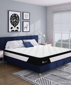 Avenco  10 in. Medium Firm Hybrid Pillow Top Mattresses, Strong Edge Support, King Mattress