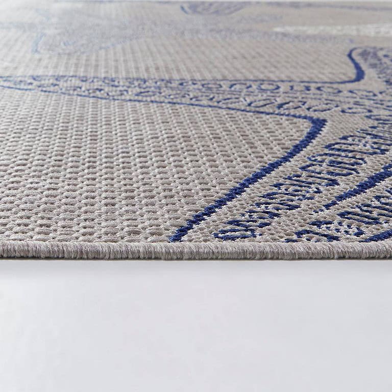 StyleWell Taupe 9 Ft. X 12 Ft. Starfish Indoor/Outdoor Area Rug ...